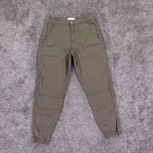 DU/ER Live Free Jogger Olive Green High Rise Performance Pants Womens 26